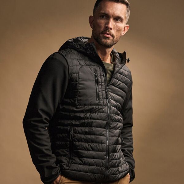 Hooded crossover jacket (9628) Thumbnail